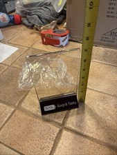 New Set of Ten Table Top Bar Menu Holders Two Sides Acrylic. Clear. Nutrl Brand