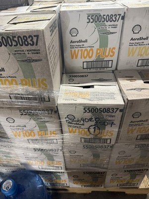 *Sale* Aeroshell W100 Plus 6x1 quarts Not Expired Stained Boxes 550050837