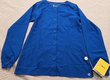 WonderWink W123 8155 Scrub Jacket Royal Blue XSmall