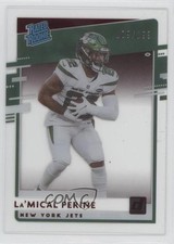 2020 Panini Chronicles Clearly Donruss Rated Rookie Red /199 La'Mical Perine 1u6