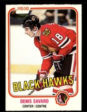 1981-82 O-PEE-CHEE #63 DENIS SAVARD RC BLACKHAWKS