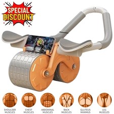 Abdominal Wheel Roller Elbow Support AB Core Fitness Anti-Slip Carsmatic Rebound