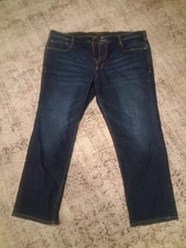 Mens 5.11 Tactical Jeans Blue Dark Wash Straight Leg Size 42x30