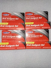 4 Packs,Oral Analgesic Gel Maximum Strength,Toothache Pain Relief