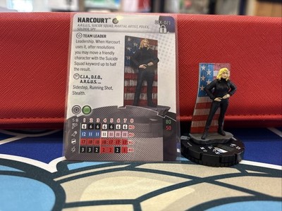 DC Heroclix Harcourt #DCX-021 w/ Card Iconix On the Wings of Eagly Peacemaker