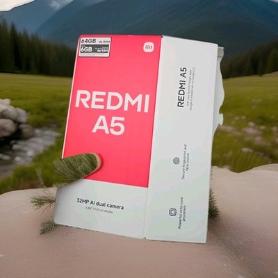 Redmi A5 Smartphone 64GB 6GB RAM 32MP AI Dual Camera Blue Octa-Core