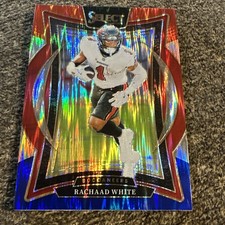 2024 Panini Select #88 Rachaad White Red & Blue Prizm Shock