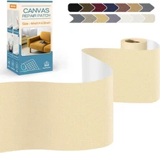 KING MOUNTAIN Canvas Repair Tape,Outdoor Gear Canvas-4W×63L, Beige2.0 