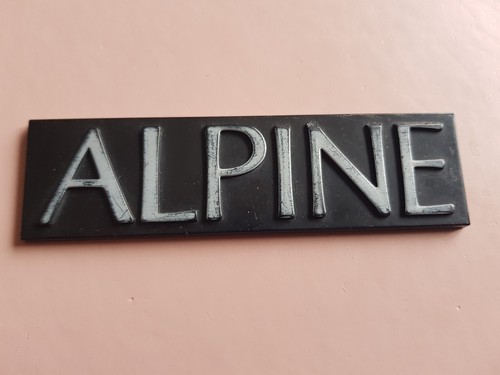 Chrysler Alpine 70s rear badge used