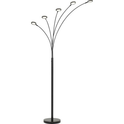 CAL Lighting & Accessories BO-2873FL-5L-DB Cremona Floor Lamp Dark Bronze