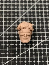 Modellino giocattolo 1/12 1/6 non dipinto ciclope scott film testa maschile intagliata