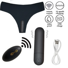 Vibrating Panties 10 Function Remote Control Rechargeable Bullet Underwear Women
