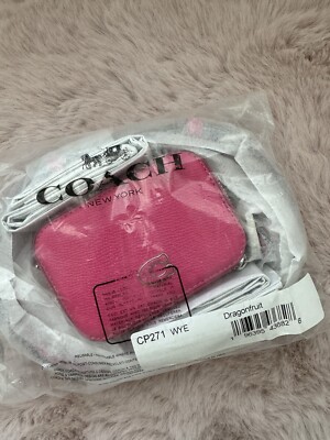 Coach Crossbody Pouch cp271 Color Dragonfruit | eBay