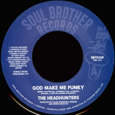 7インチ THE HEADHUNTERS GOD MAKE ME FUNKY THE HEADHUNTERS God Make Me Funky/If You've Got It 7