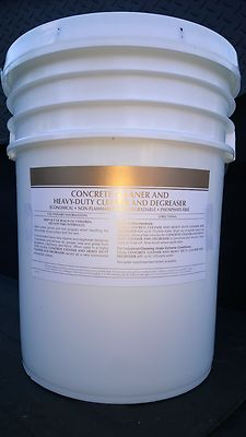 #ad PATRIOT CHEMICAL SALES CONCRETE FLOOR SURFACE CLEANER DEGREASER 5 GALLON PAIL $189.89
