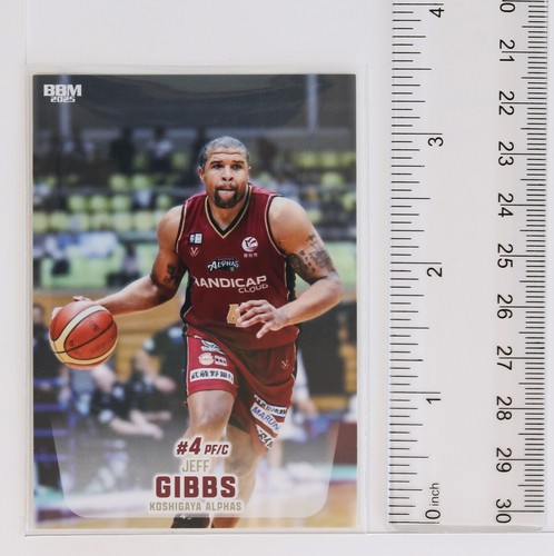 JEFF GIBBS - 2025 B.LEAGUE Basketball Trading Card 1st Half - Picture 2 of 3