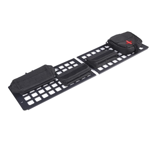 Black Alloy Interior Roof Molle Panel Storage Bracket For Toyot FJ Cruiser 07-21 - Picture 5 of 8