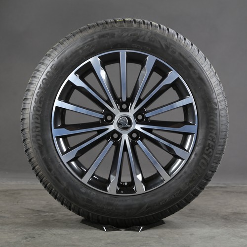 Roues hiver 18 pouces originales Skoda Kodiaq NS7 Trinity jantes 565601025L neuves - Photo 2 sur 8