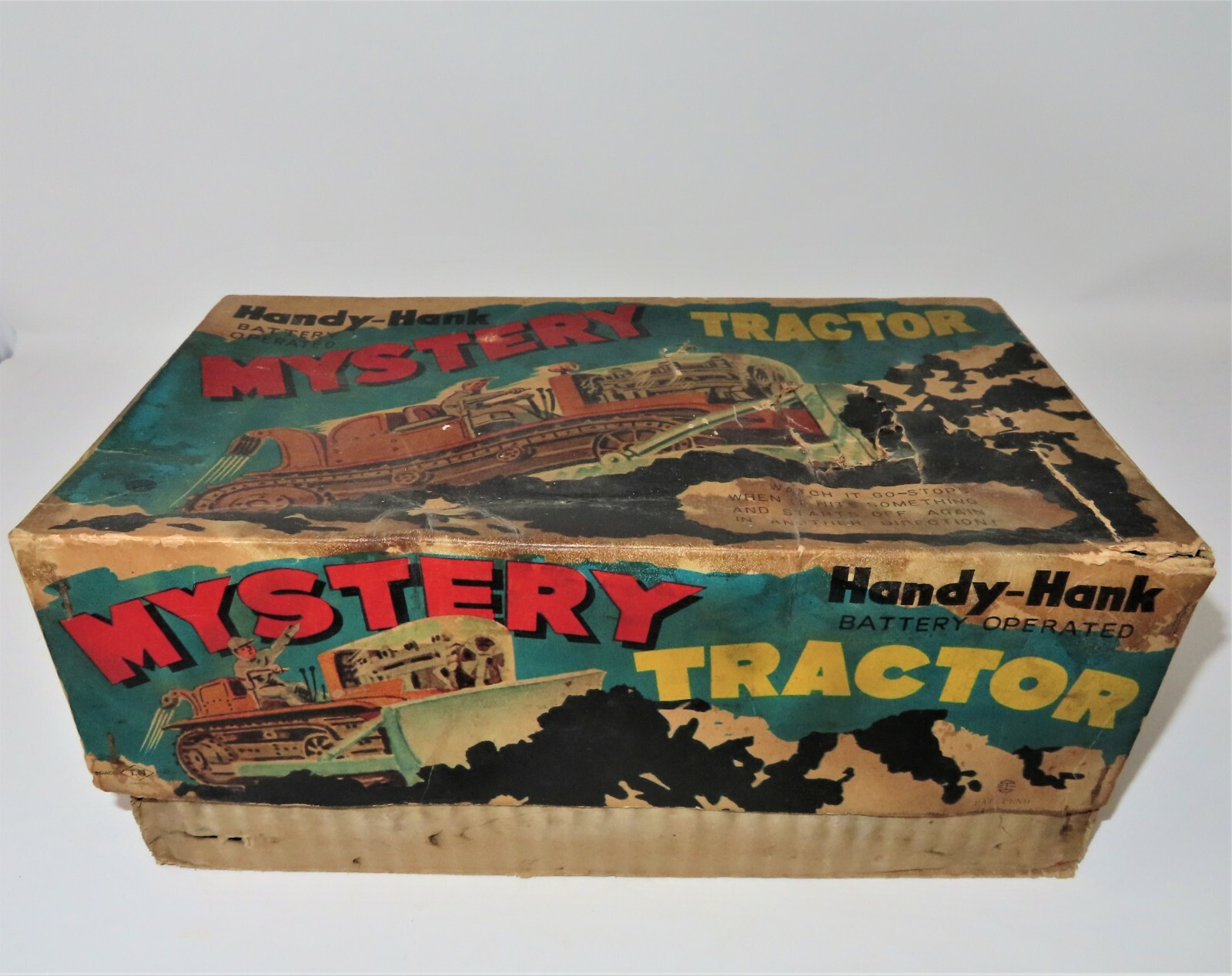 RARE 1950s HandyHank Mystery Tank Battery Operated Toy made in Japan