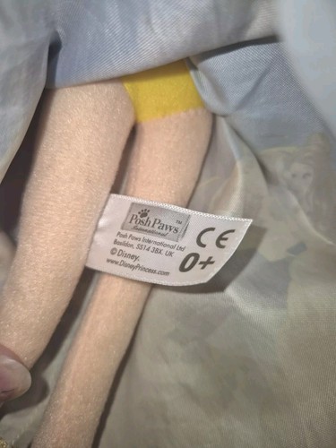 Posh Paws Disney Beauty & The Beast Belle Story Dress. Mini Doll Plush Soft Toy - Picture 6 of 9