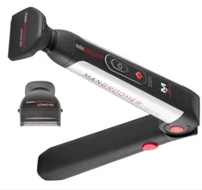 MANGROOMER Ultimate Pro Back Shaver with 2 Shock Absorber Flex Heads, Power and