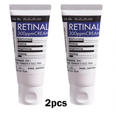 DERMA FACTORY Retinal 300ppm Cream 30ml/Anti-Aging & Firming Night Cream/KOREA