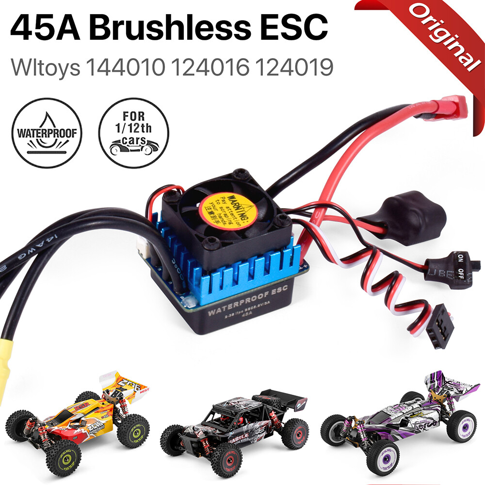 WLtoys 144010 124019 124016 1/12 45A Brushless ESC Origonal for RC