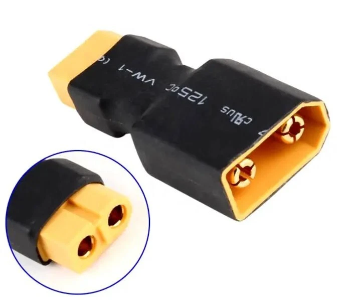 2pk No Wire XT90 Male to XT60 Female Lipo Adapter - Image 2 of 4