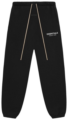 Fear of God FOG Essentials Fleece Sweatpants Black FW24 New Authentic Ships ASAP