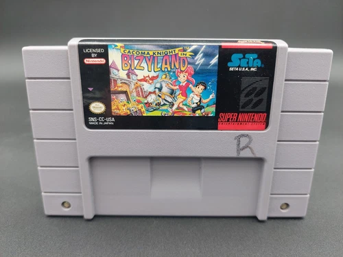 Cacoma Knight in Bizyland - Super Nintendo SNES - Good Condition - Authentic!!!