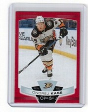 2019-20 O Pee Chee Wrapper Redemption Red Border Ondrej Kase Anaheim Ducks