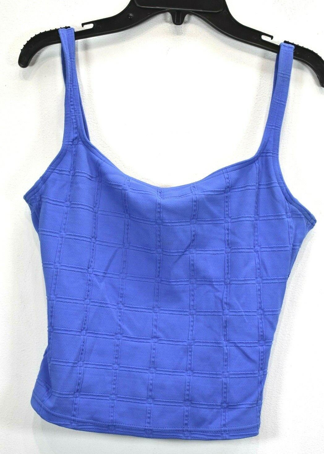 Bikini Speedo Mujer Azul Sin Mangas Cuello Cerradura Espalda Elastizada Nadar Top 8-image