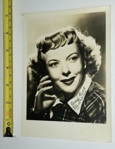 FOTO 5x7 firmada por Ida Lupino autografiada en blanco y negro estrella de cine de Hollywood George Hurrell - Imagen 2 de 18
