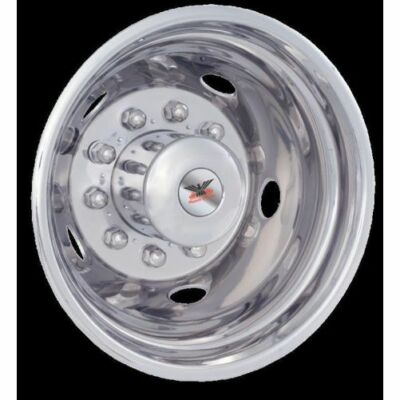 Phoenix NF25R Wheel Simulators Rear Dually Stainless Polished 19.5 in. Dia.