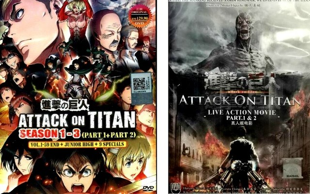 Attack On Titan Season 1 Dvd