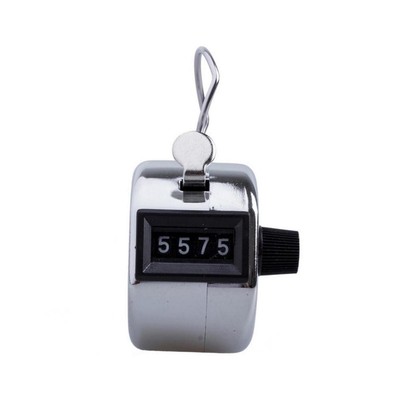 Digit Counting Manual Counter Mechanical Click Clicker Steel U4R4