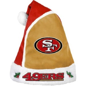 49ers santa hat