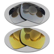 Silver&Yellow Gold Lenses Replacement For-Oakley Holbrook Mix OO9384 Polarized