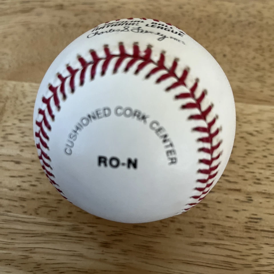 Warren Spahn HOF Braves Signed Autograph Charles Feeney NL Baseball - Image 4 of 4