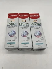 (3) Colgate Total Plaque Pro Release Toothpaste Whiten Smart Foam-Fresh Mint-3oz