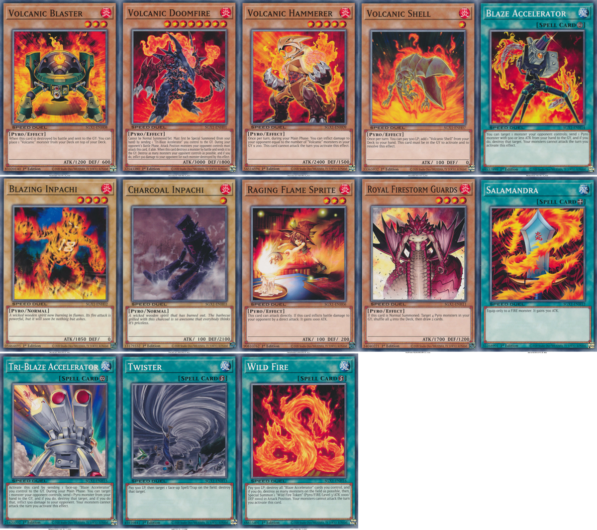 yugioh volcanic deck list Amazon.com: Complete Custom Deck for Yu-Gi-Oh! GX main image 1