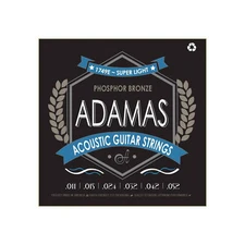 Adamas Acoustic Guitar Strings Super Light .011-.052