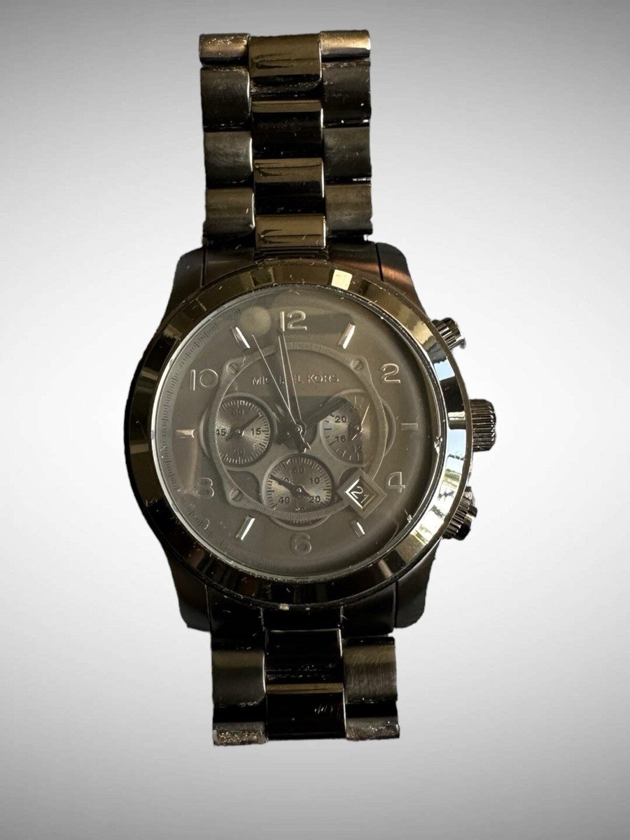 Michael Kors MK8157 Runway Chronograph Black Stainless Steel  display picture 3