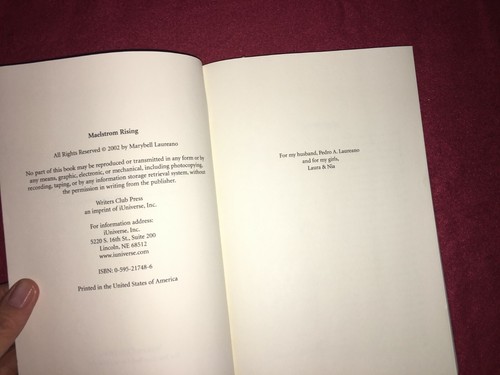 Maelstrom Rising by Mari Laureano author signed Paperback book - Picture 5 of 12