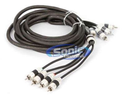 Stinger SI8412 12 Ft 4-Channel 8000 Series RCA Interconnect Cable