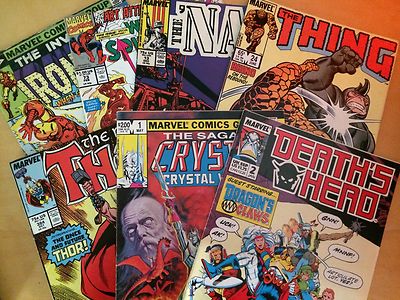 7 x Marvel Comics incl Death's Hero, Thor, The Thing, The NAM, Iron-Man