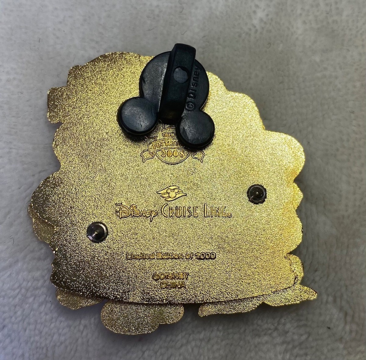 DCL Happy Halloween 2008 Disney Pin Mickey/King Triton Pluto