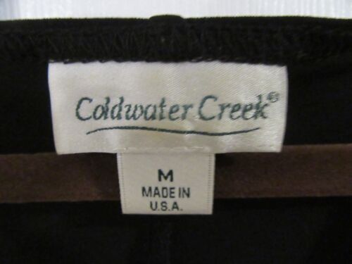 13 di 44 COLDWATER CREEK nero elegante bluce collo a V manica lunga media - Foto 3 di 3