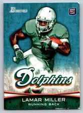 2012 Bowman - Lamar Miller #174 Ball In Right Arm (RC)