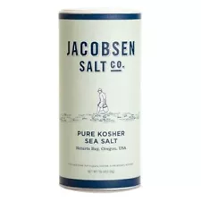 Jacobsen Salt Co Pure Kosher Sea Salt 17.6 Ounce Pack of 1 Culinary Salt